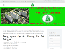 Tablet Screenshot of chungcubocongan.com